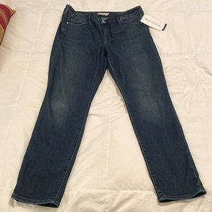 Athleta Skinny Jeans Sculptek Sz 12 Dark Wash NWT